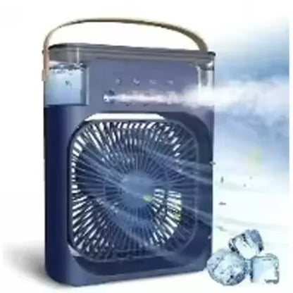 Portable Fan Air Conditioners USB Electric Fan Air Cooler LED Night Light Water Mist Fun 3 in 1 Air Humidifier for Home